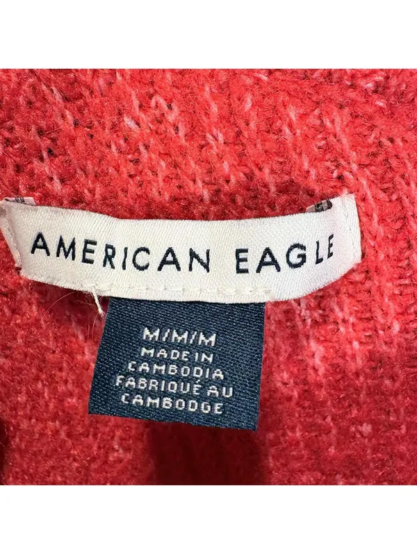 American Eagle Outfitters Women's Red Jumper - Image 3