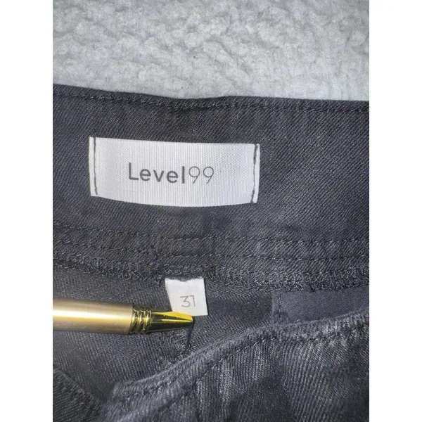 Level 99 Pants Women 31 Straight Leg Linen Utility‎ Outdoor Casual Preppy - Image 6