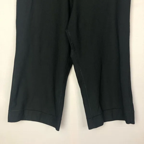 Nike Dri-Fit Black Capri‎ Knee Length Athletic Yoga Leggings M - Image 4