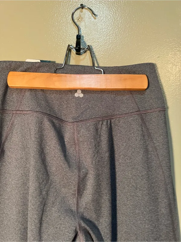 Tek Gear Women’s Size Small Ultrastretch Flare Leg Pants Charcoal Gray High Rise - Image 9