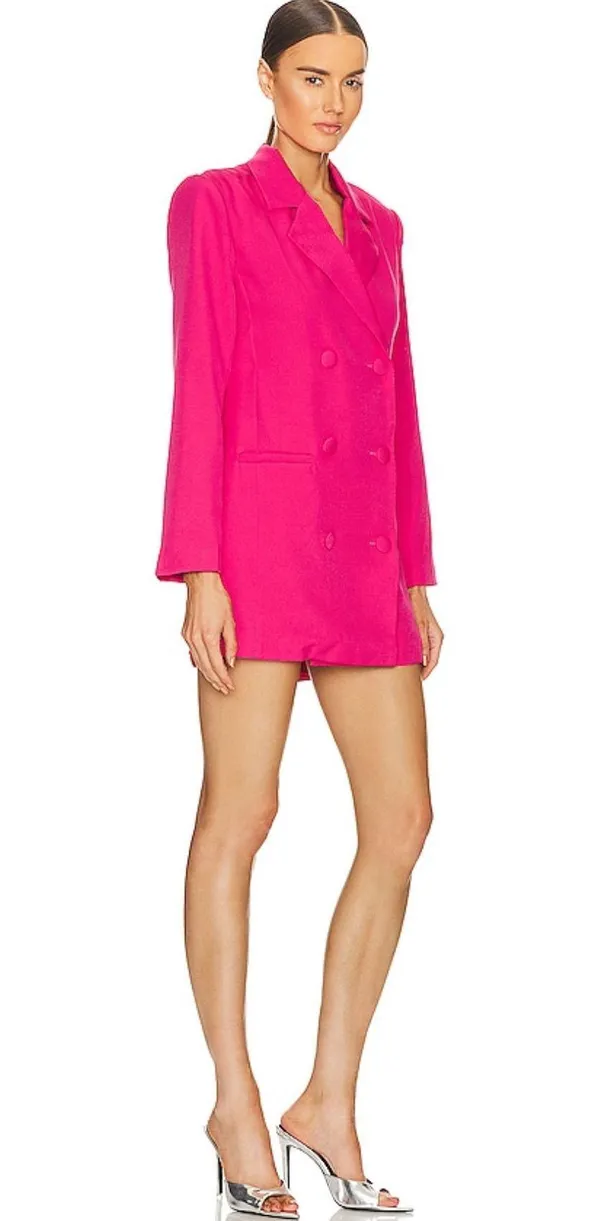 Reagan Dress Hot Pink Size Medium - Image 2
