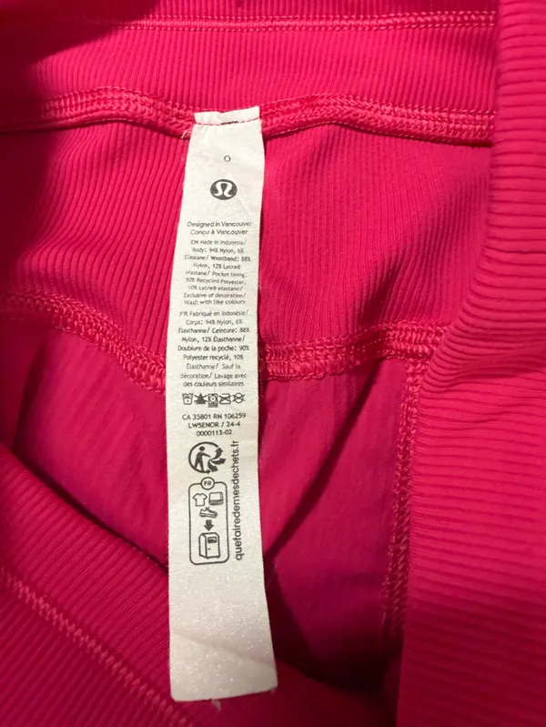Lululemon Dance Studio Mid-Rise Pant Regular Passionate Pink Size 0 - Image 8
