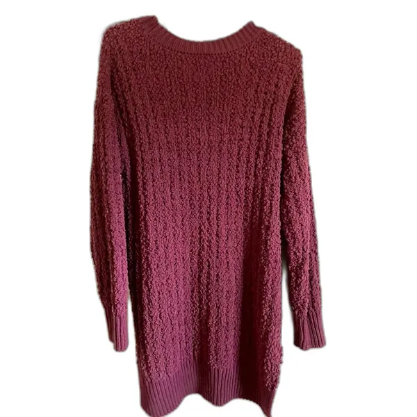 Zenana Premium Maroon Sweater LSWT011 - Image 3