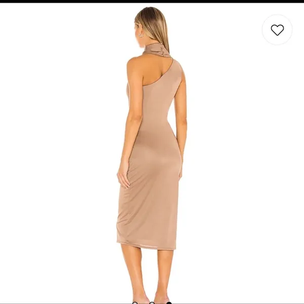 NBD Midi Dress in Chestnut - Image 5