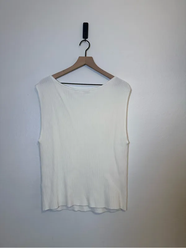 Abercrombie & Fitch Ribbed Knit Sweater Boat Neck Tank‎ Top - Image 5