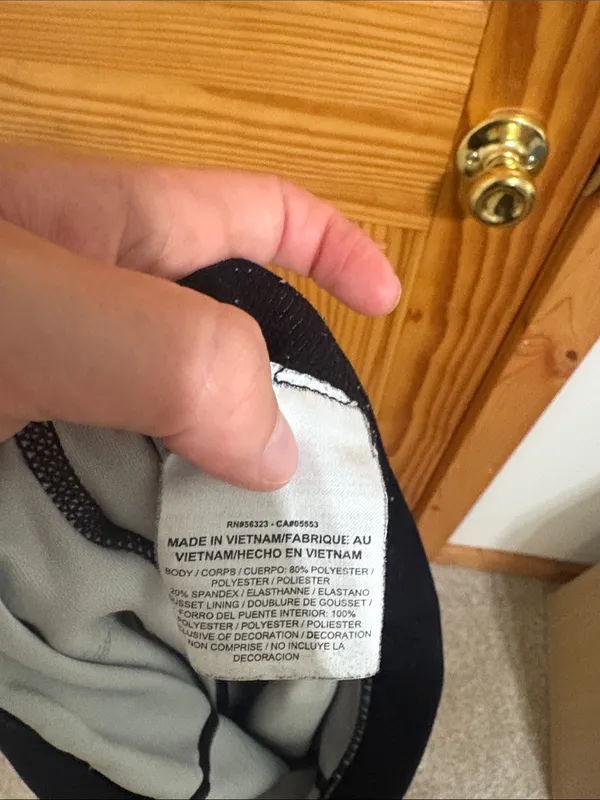 Nike Pro Dri-Fit Size Small Black and Grey Spandex Athletic Shorts - Image 4