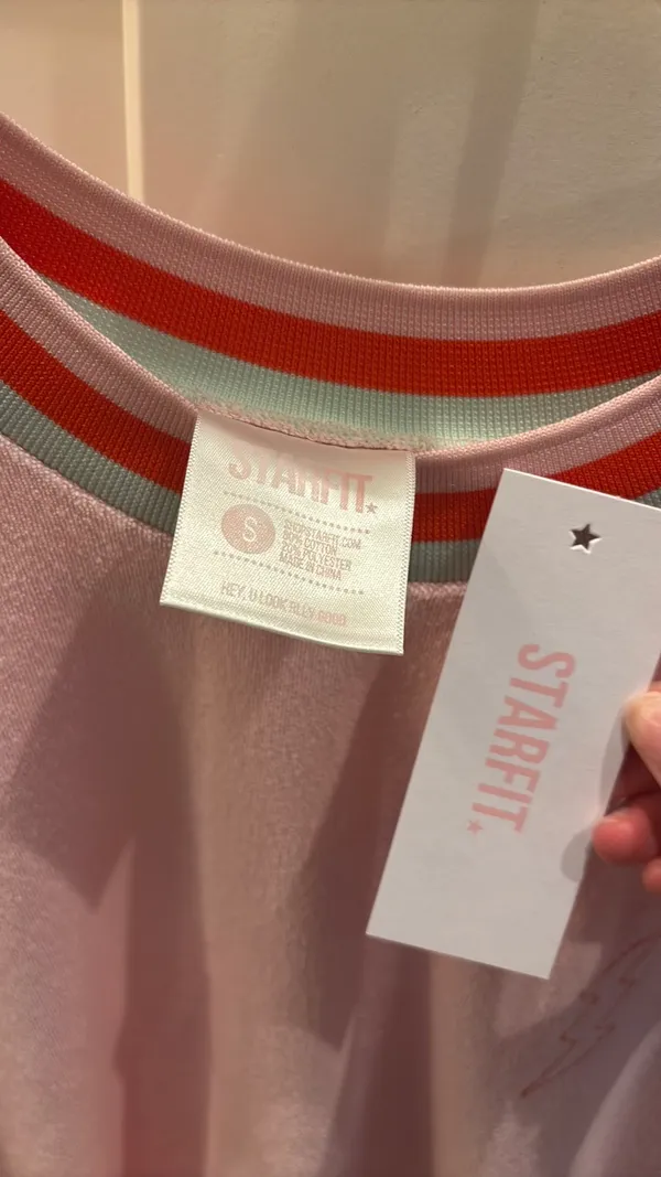 Starfit Pink Tessa Crewneck - Image 3