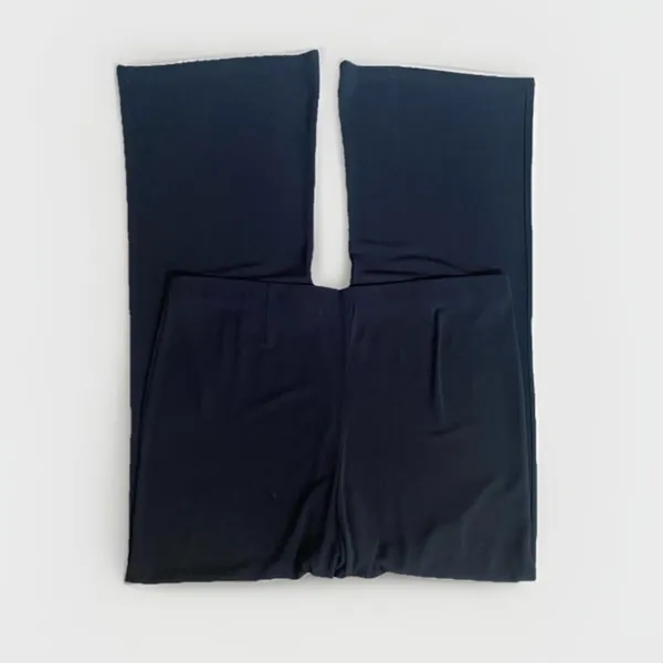 Y2K Lord & Taylor Context Black Flare Leg Pants Stretch Pull on L Bratz Mall - Image 9