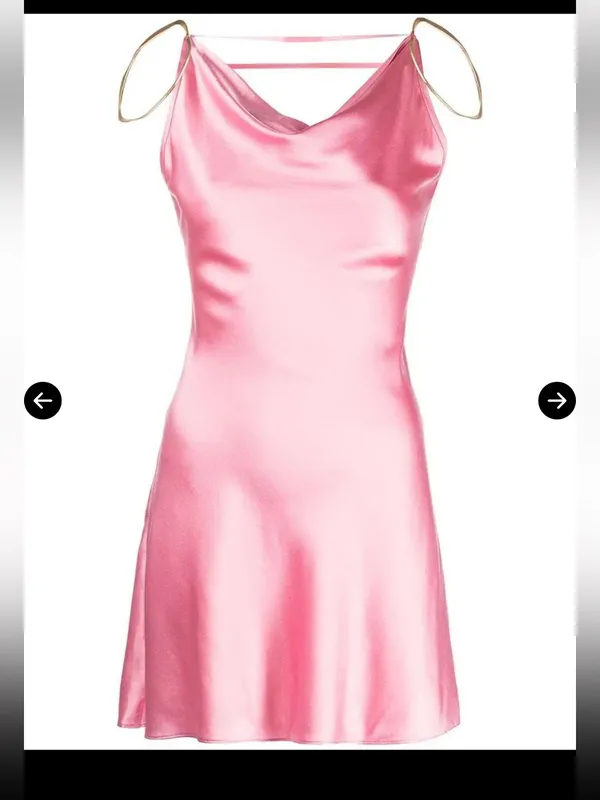 NWT CULT GAIA pink Azariah Ilk Lip Dress - Image 6