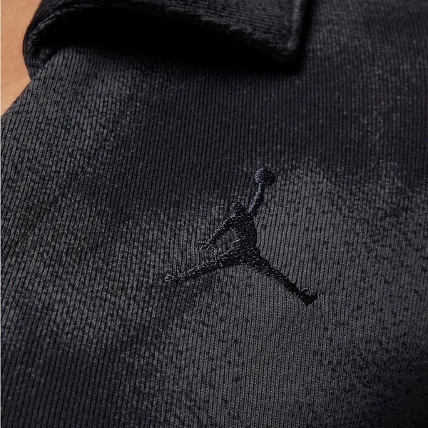 Jordan collared knit top in smoke gray‎ large - Image 8