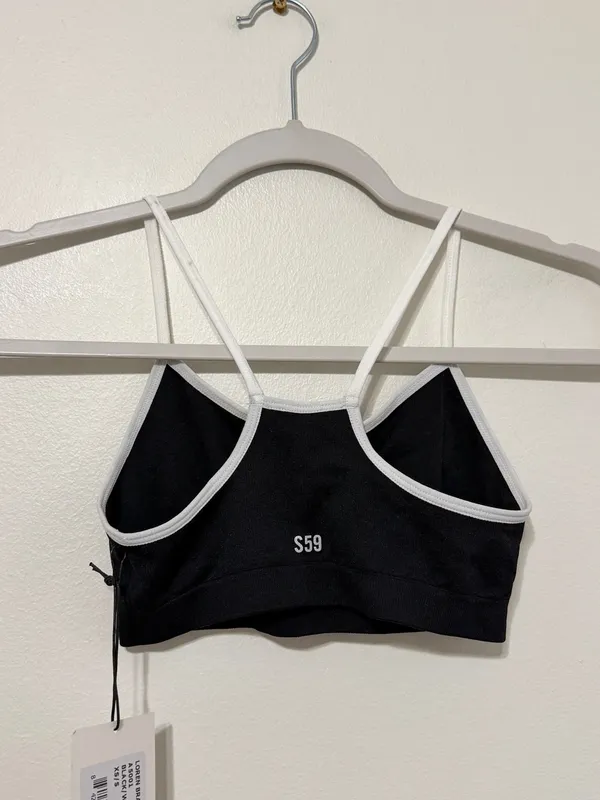 NWT Splits59 Loren Seamless Bra XS / Small NEW black S - Image 5