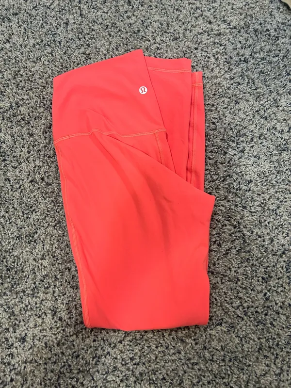 Coral Lululemon Align Leggings  - Image 2
