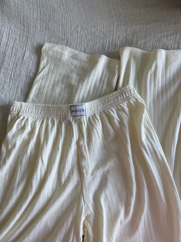 Parke Pointelle Cotton Boxer Pants - Image 2