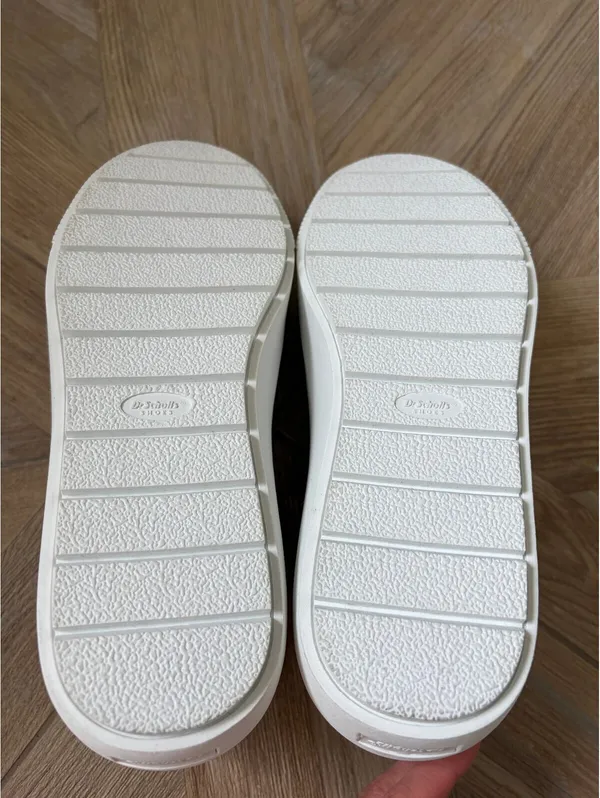 Dr. Scholl's x Favorite Daughter Platform Sneakers White Leather Size 9 - Image 8