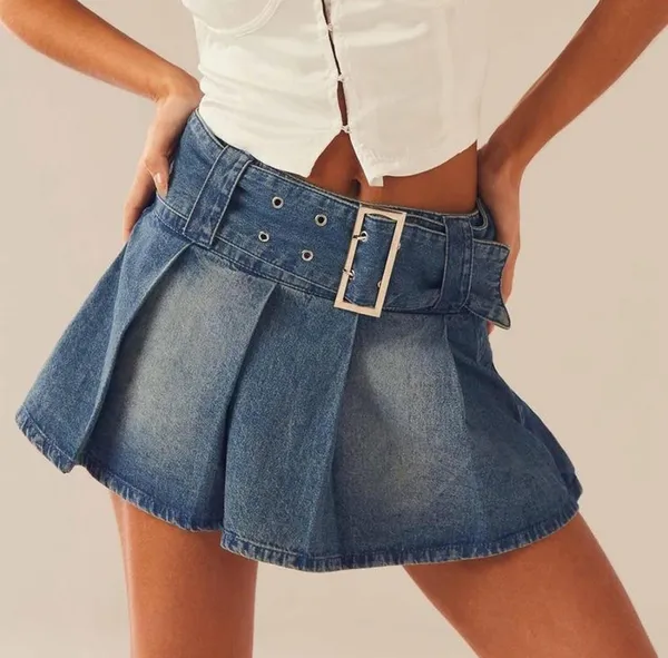 Peppermayo No Angel Denim Micro Mini Skirt - Image 3