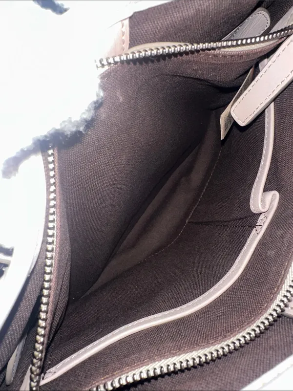 Burberry Northfield Convertible Tote Smoked Check Coated Canvas - Image 12