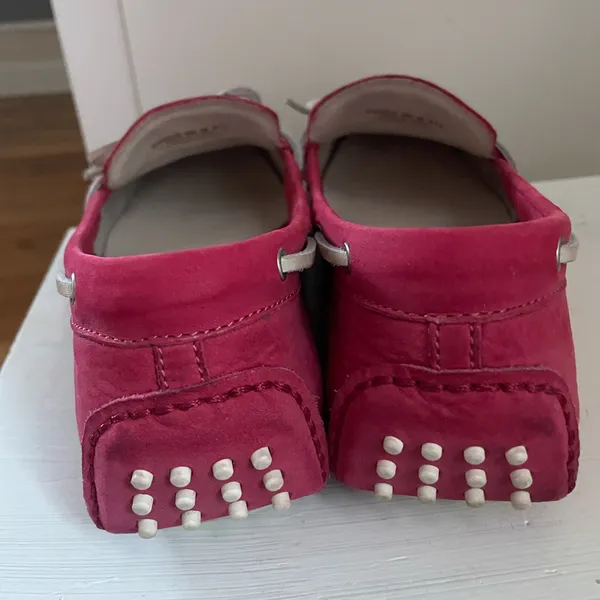 Cole Haan‎ Women's Pink Moccasins with Gray Laces - Image 4