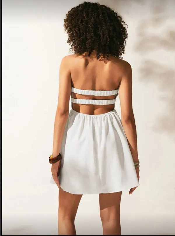 Shein White Mini Dress - Image 2