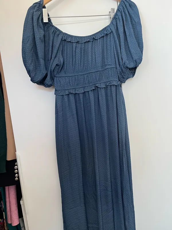 dRA Los Angeles Blue Midi Boho Dress - Image 3