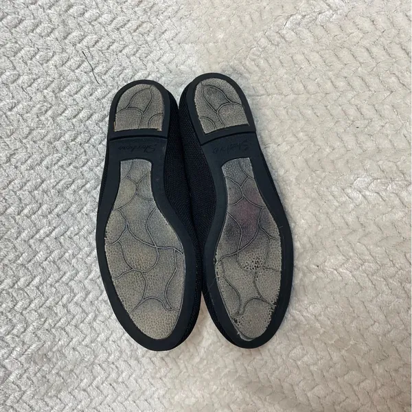 Skechers Cleo Black Knit Stretchy Ballet Flats‎ Women’s 8 | classic preppy - Image 6
