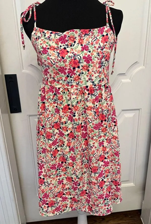 Altar’d State Floral Spaghetti Strap Flowy Dress Fit and Flare NWOT - Image 2