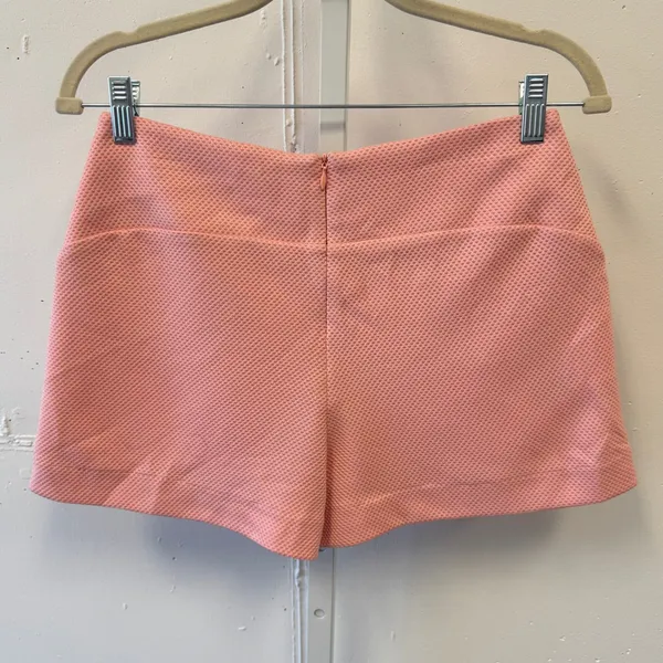 BCBGeneration Lena Coral Pink Textured Waffle Knit Shorts‎ Size 6 YXQ7C650-Q6W - Image 2