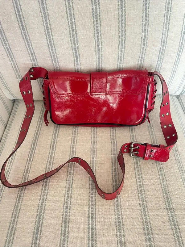 Free People High Speed Crossbody Bag in Red Lip - Image 7