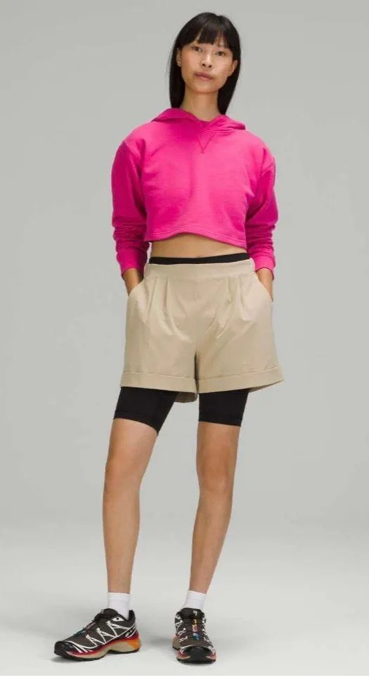 Lululemon All Yours Cropped Hoodie Sonic Pink 10 - Image 7