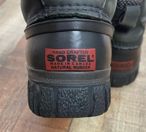 SOREL Size 7 Duck Rain Winter Snow Boots Fleece Lined Lace Up Insulated Outdoor - Image 7