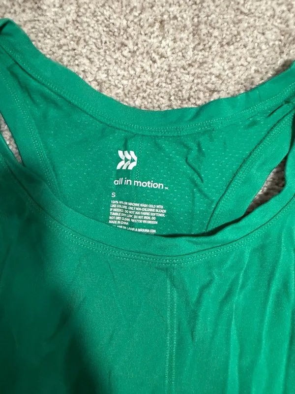 All in Motion Green Tank Top - Image 3
