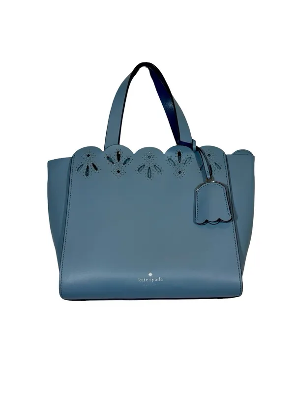 Kate Spade Mini Mina Magnolia Street Eyelet Satchel Blue Dawn/Constellation Blue - Image 2