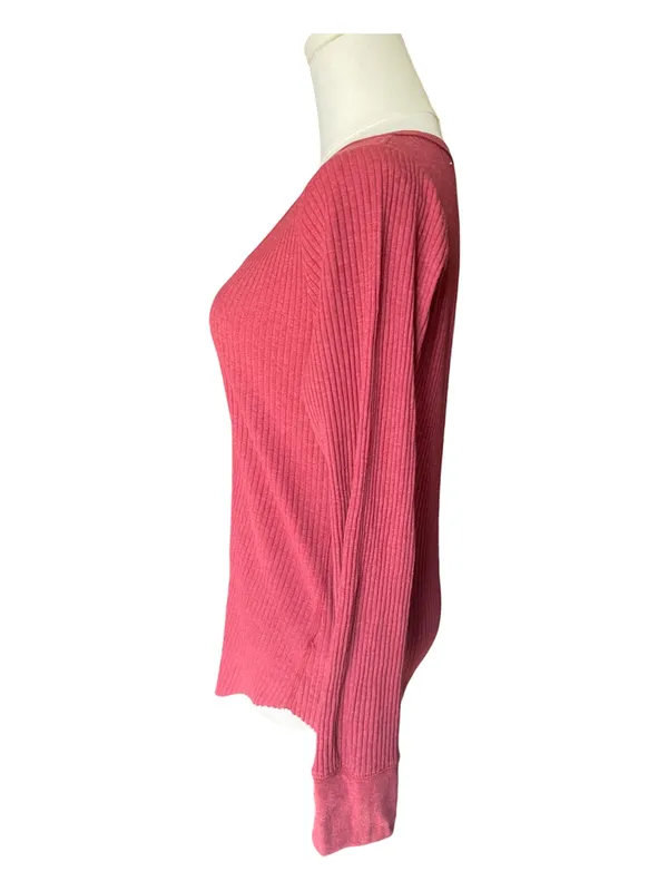 Aerie Ribbed Henley - Image 3
