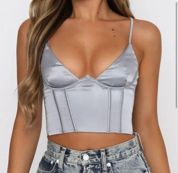 White Fox Acadia Bustier Top - Image 3