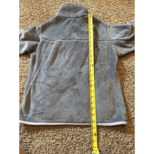 Patagonia Women's Re-Tool Snap-T Pullover Gray Fleece Polartec Women's Sz S - Image 7