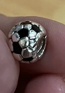 925 soccer mom silver ball charm - Image 3