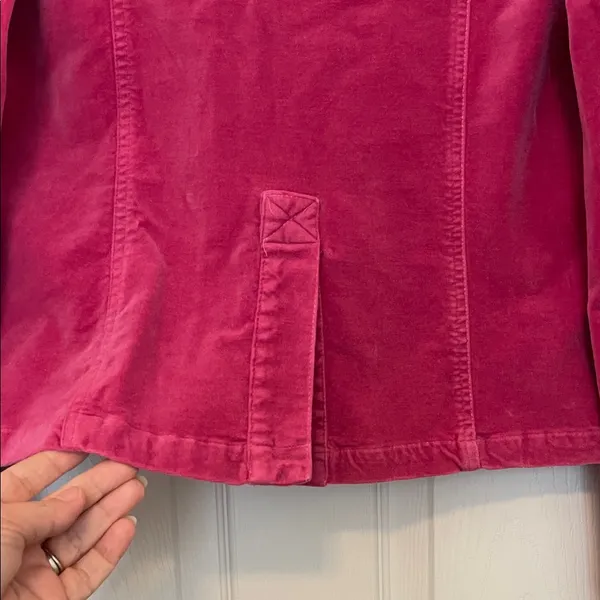 Allen Allen Fuschia Pink Velvet Blazer - Image 10