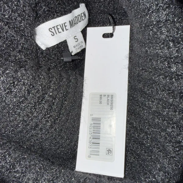 Steve Madden Black Long‎ Sleeve Minimalist Designer Sweater Dress Small NWT - Image 6