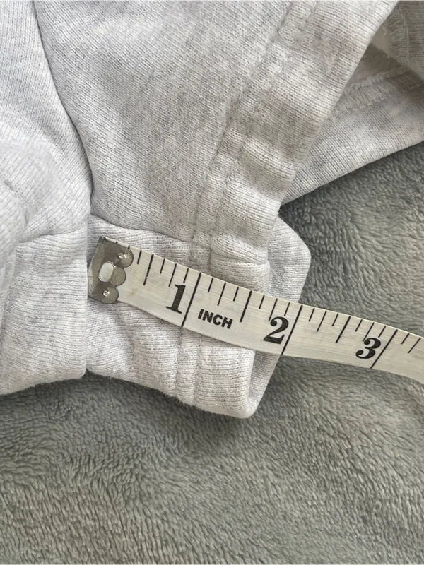 Aritzia Cozy Sweatfleece micro Short light gray loungewear activewear yoga gym - Image 9
