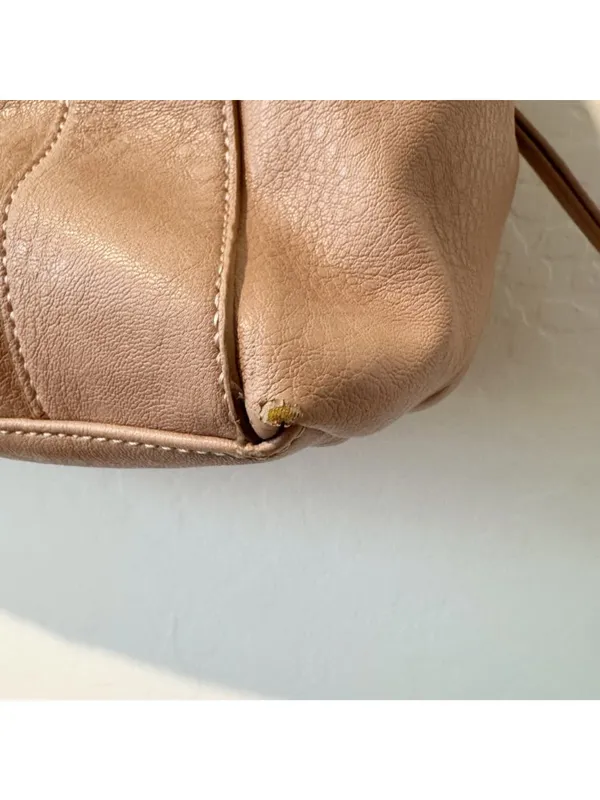 Nicole‎ Miller Woven Slouchy Hobo Bag Pink Boho Chic Coquette Cottagecore Purse - Image 9
