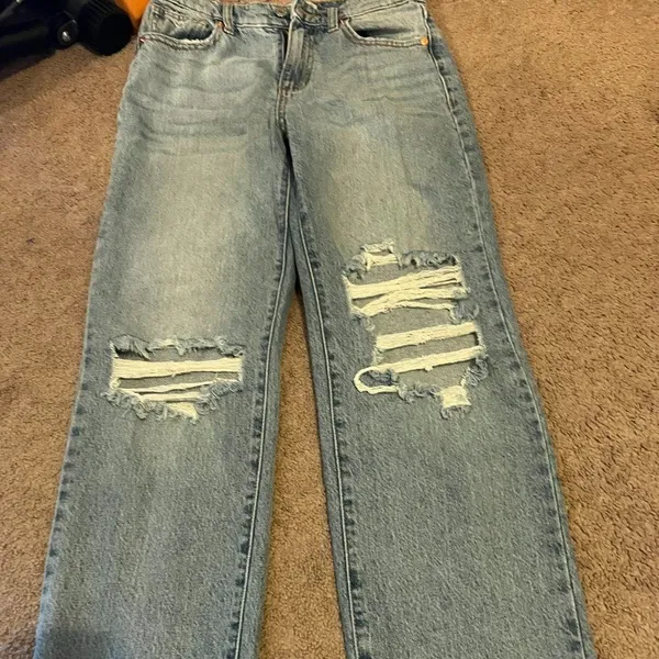 NWT Sneak Peek high rise straight leg jeans 25‎ - Image 2