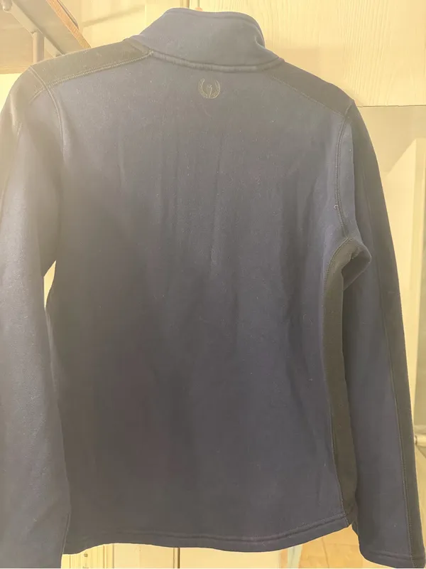 Kerrits Navy and Black Half-Zip Cowl Pullover - Image 4