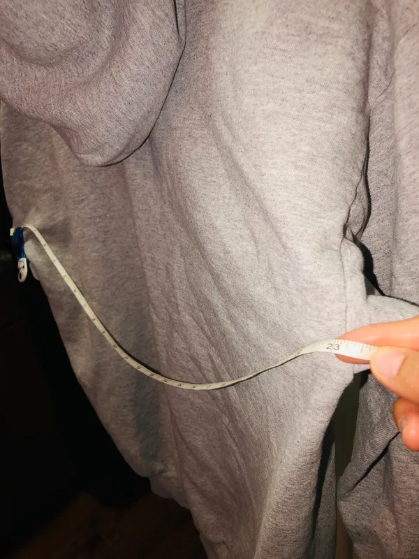Hoodie Gray Size L - Image 6
