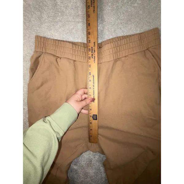 womens nuuds wide‎ leg sweatpants brown xl - Image 9