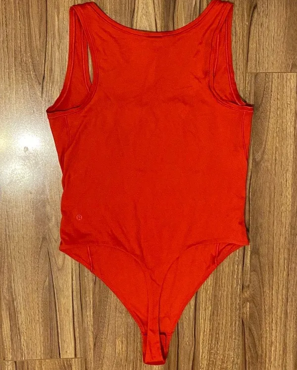 Lululemon Wundermost Ultra-Soft Nulu Square-Neck Sleeveless Bodysuit - Image 5