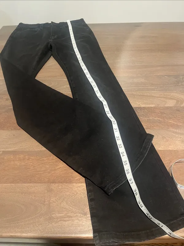 French Connection Black Demi Boot Cut Mid-Rise Jeans Sz 4 NWT - Image 4