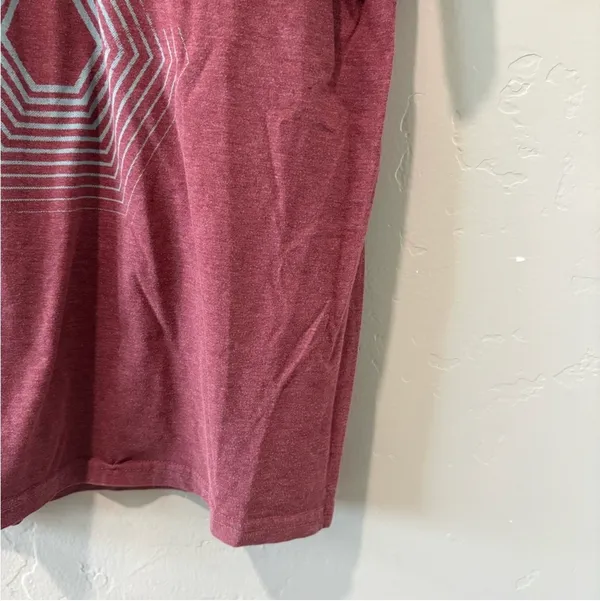 Volcom Burgundy Red Short Sleeve T-Shirt - Image 4