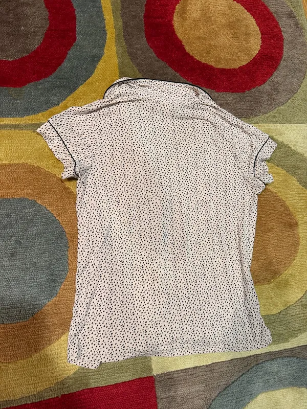 Eberjey Gisele Tencel Modal Relaxed Short Sleeve Pajama Top Women’s Size Medium - Image 3