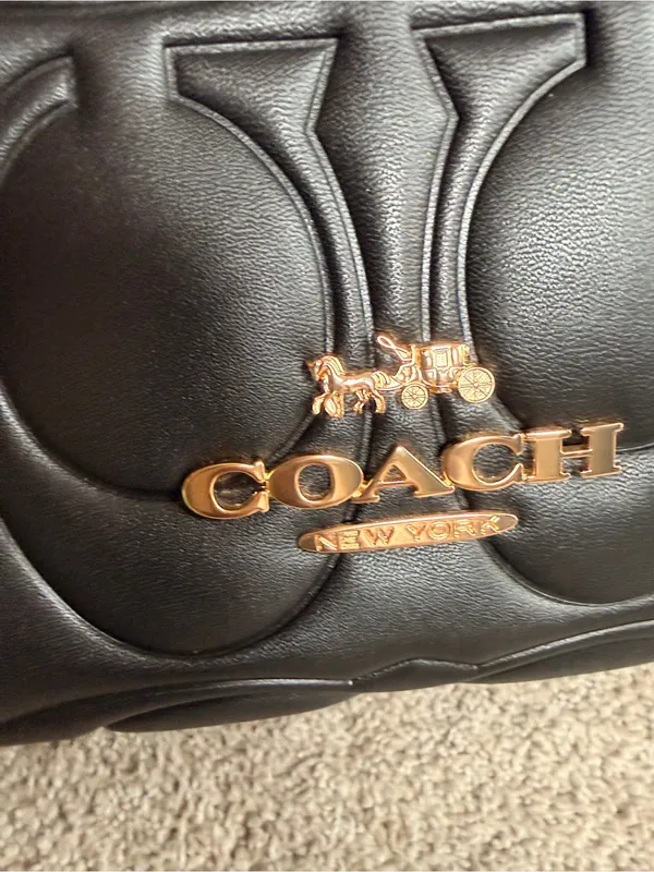 NWT Coach Maggie Large Tote Bag In Signature Leather Black 100% Authentic - Image 14