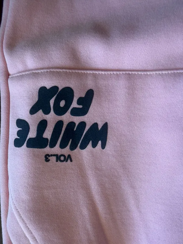 White Fox Boutique Vol. 3 Pink Jogger Sweatpants Size S - Image 2