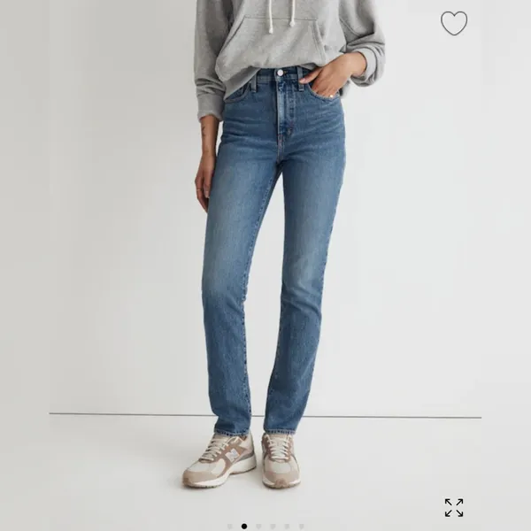 🍁 Madewell The Perfect Vintage Jean in Blue, Size 31, Straight Leg, High Waist - Image 5